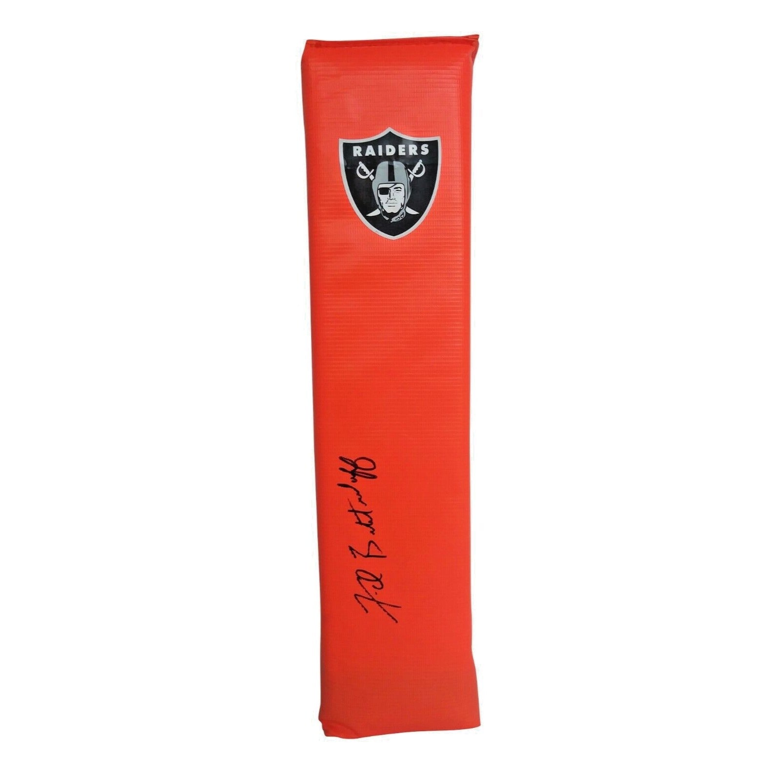 Footballs- Autographed- Fred Biletnikoff Los Angeles Raiders Signed Football End Zone Pylon Beckett Authentic Auto COA