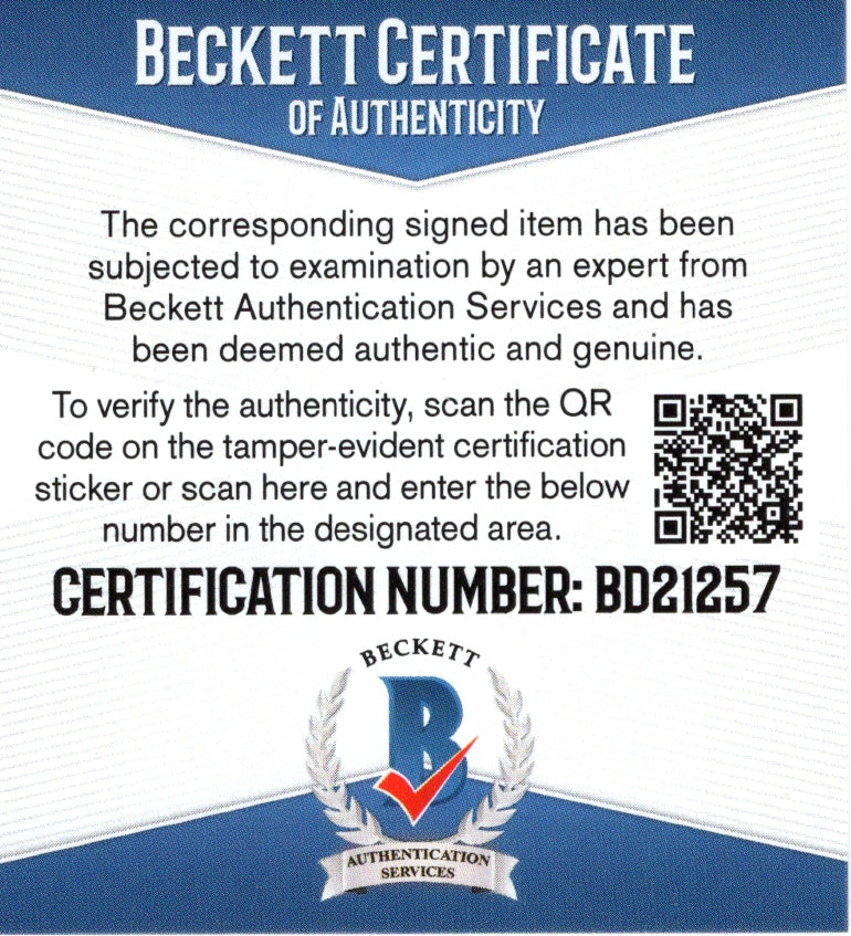 Dj Yella Autographed Auto Photo Beckett BAS