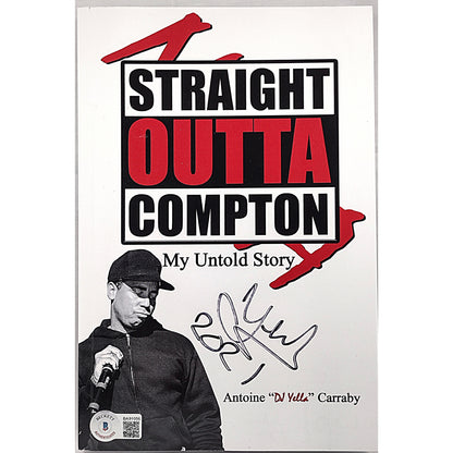 Music- Autographed- DJ Yella of NWA Signed Straight Outta Compton My Untold Story Paperback Book Exact Proof Photo Beckett Authentication BA91056