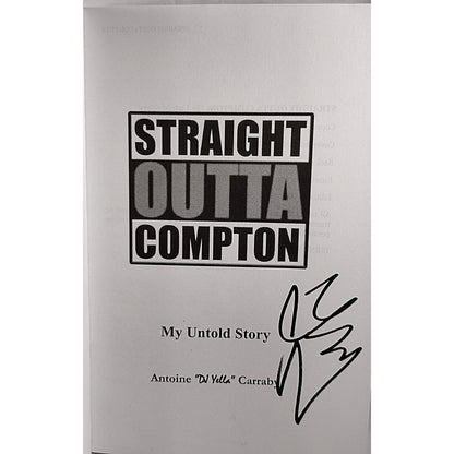 Music- Autographed- DJ Yella of NWA Signed Straight Outta Compton My Untold Story Paperback Book Exact Proof Photo Beckett Authentication BA91056 TItle Page