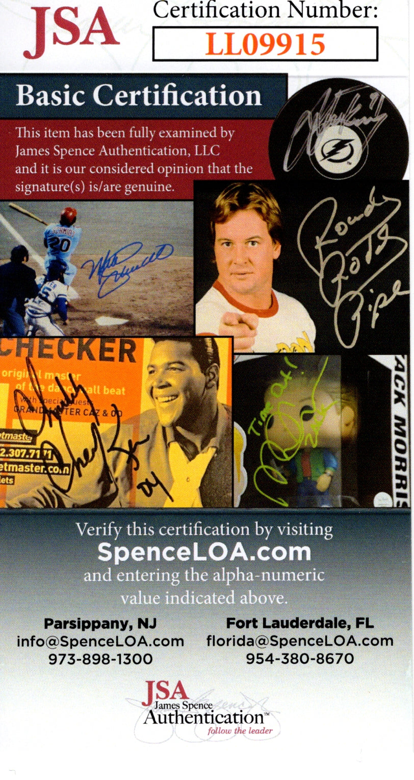 Eric Gagne Los Angeles Dodgers Autograph Trading Card JSA