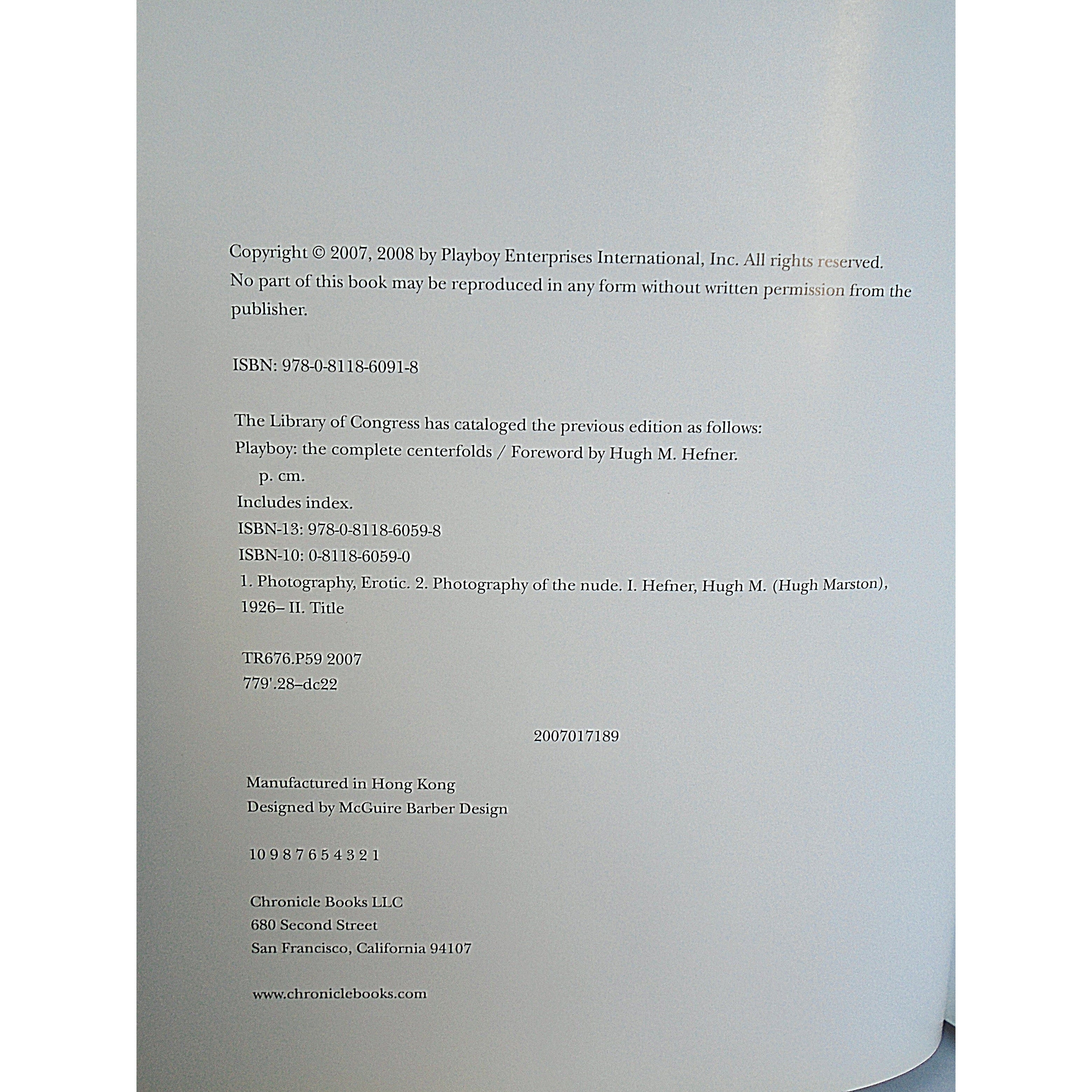 Hugh Hefner Autographed Playboy The Auto Photo PSA