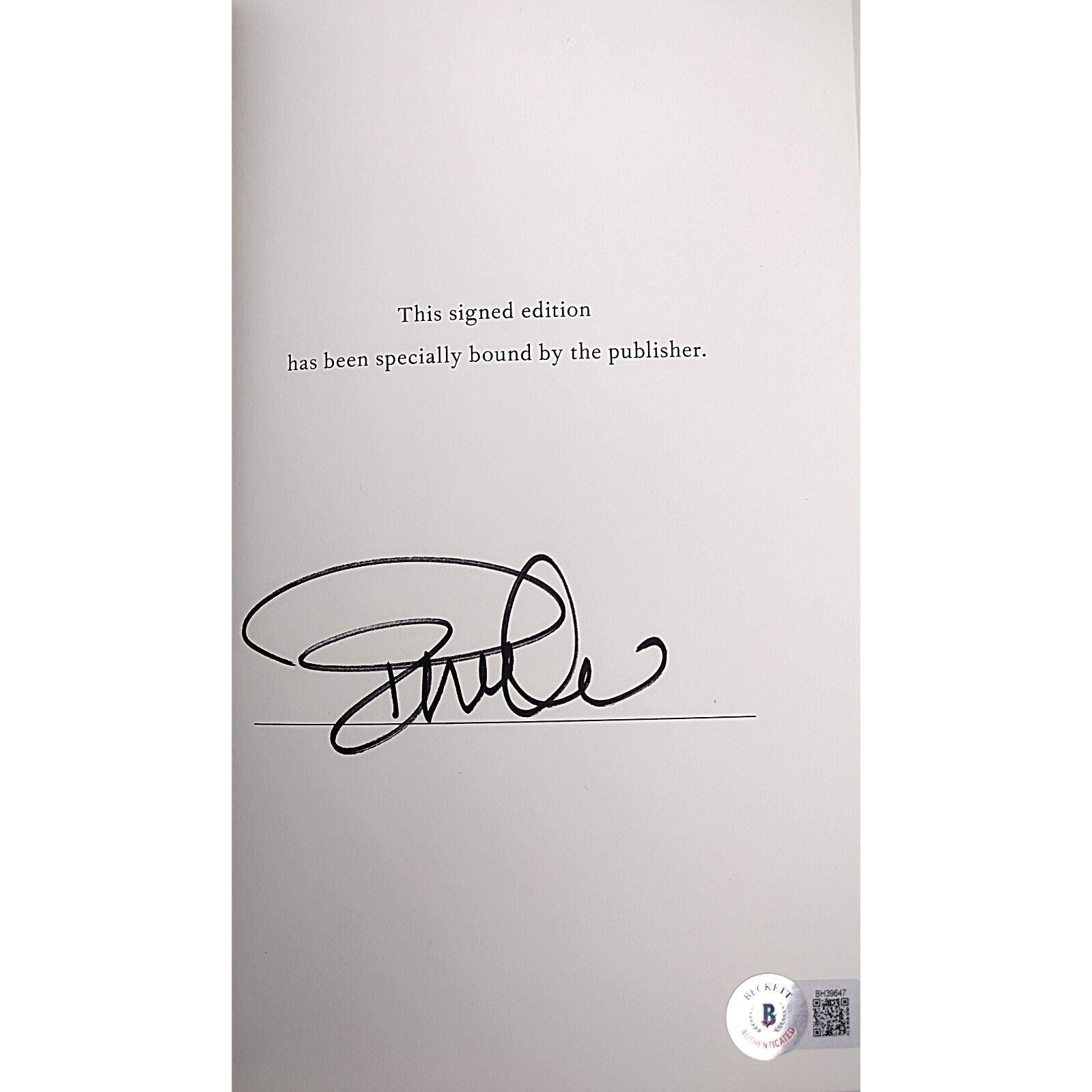 Pamela Anderson memorabilia autograph – angled display – Beckett COA