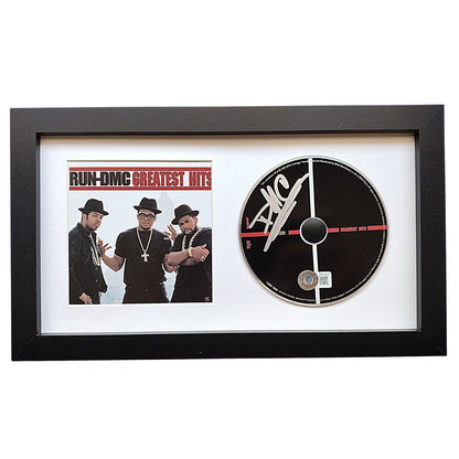 Music- Autographed- Darryl McDaniels Run DMC Signed Greatest Hits CD Album Framed Beckett Authentic Auto COA Front