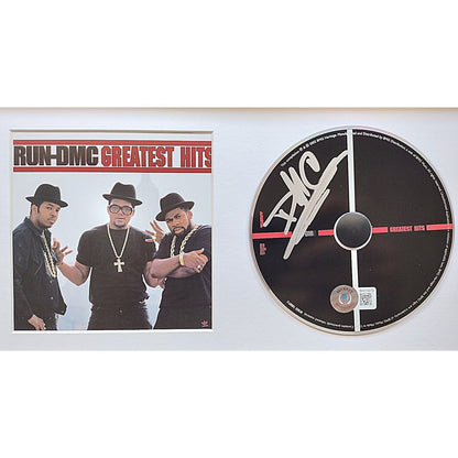 Music- Autographed- Darryl McDaniels Run DMC Signed Greatest Hits CD Album Framed Beckett Authentic Auto COA Cover and Disc