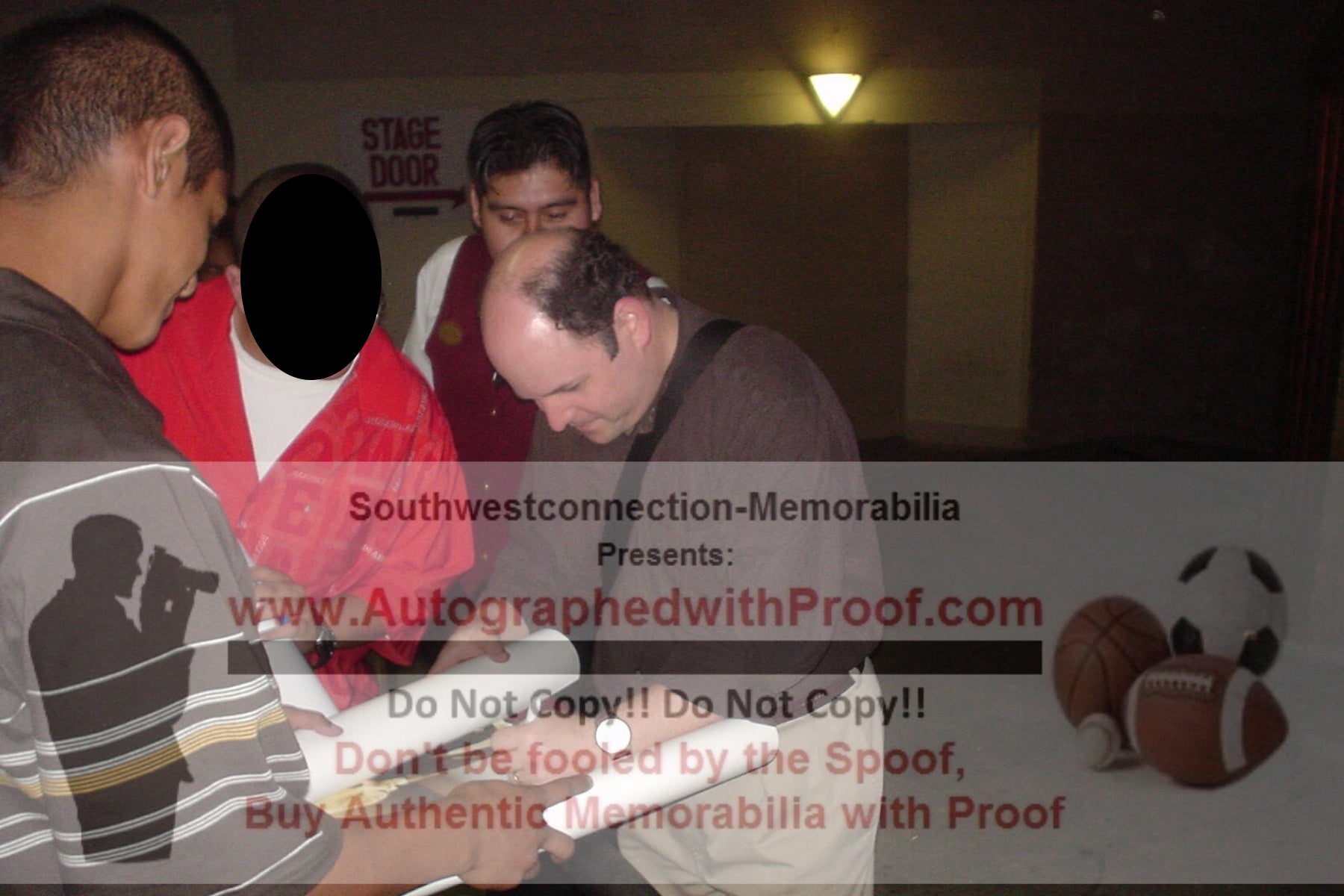 Jason Alexander signed photo – signature close-up – JSA COA