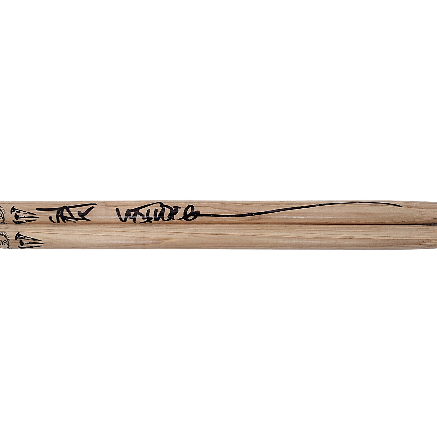 Music- Autographed- Jay Weinberg Signed Vater Drumstick Set Beckett Certified Authentic BD21100 - Slipknot 104