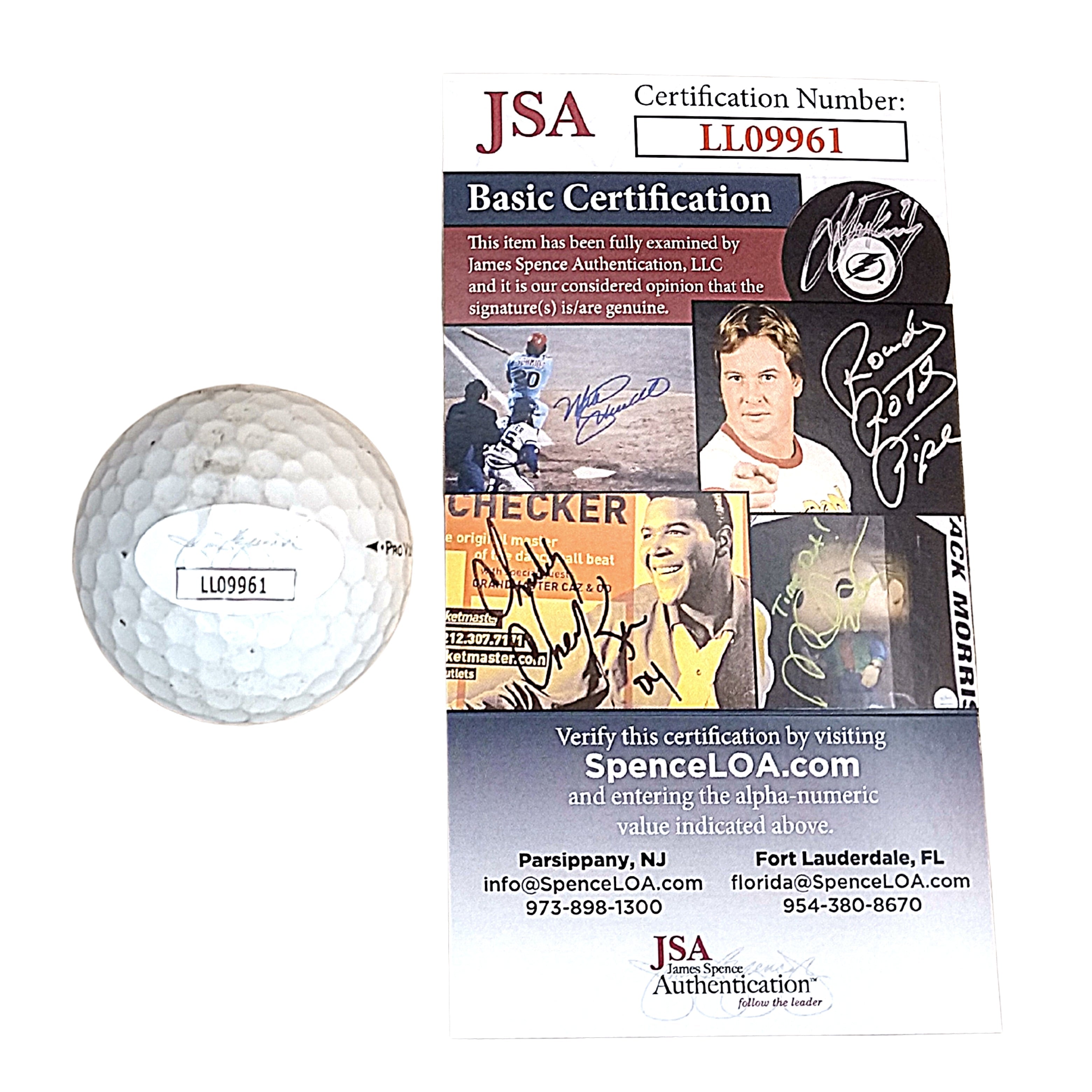 Jeremy Roenick Autographed Hockey Puck Autograph JSA