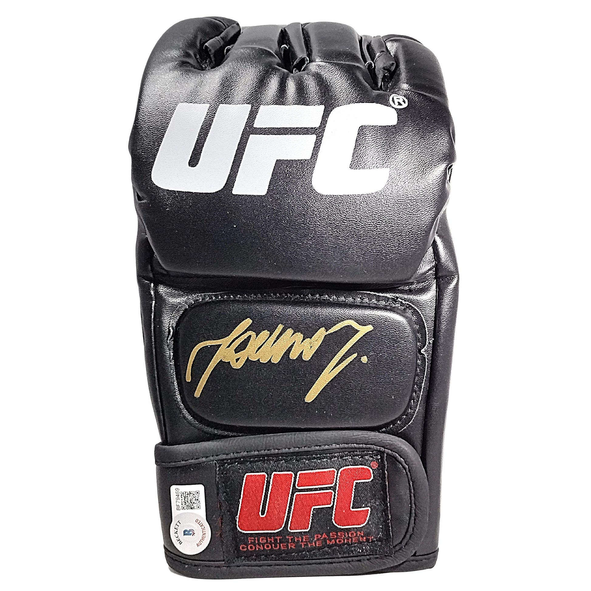 UFC- Autographed- Joanna Jedrzejczyk Signed Ultimate Fighting Championship Glove Beckett Certified Authentic BF79469 - Front