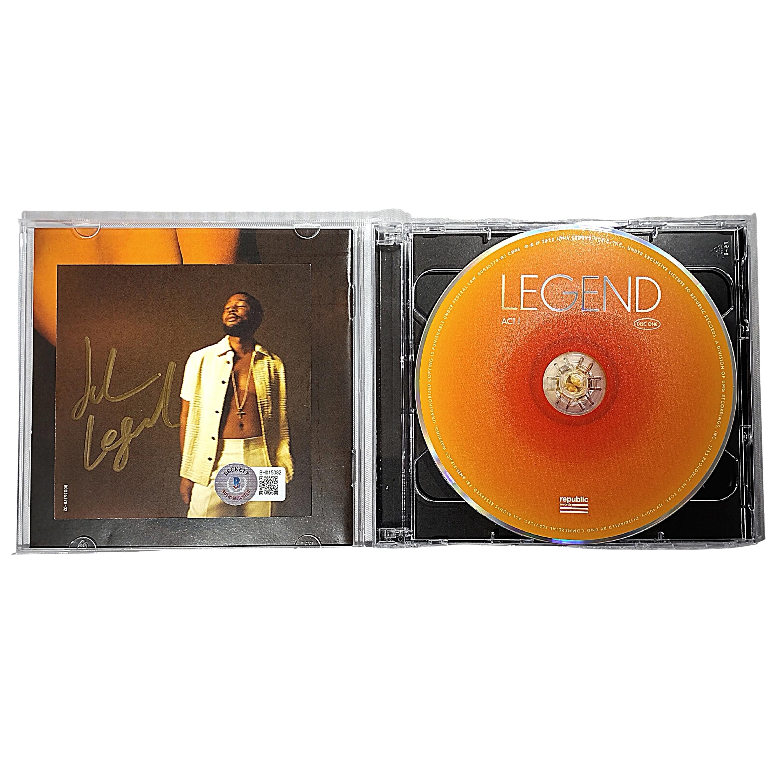 John Legend Autographed Self Title Autograph Cd Beckett BAS