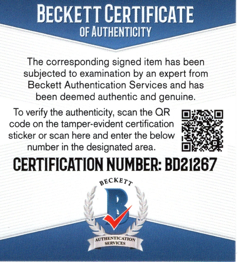 Melissa Etheridge Signed One Way Autographed Photo Beckett BAS