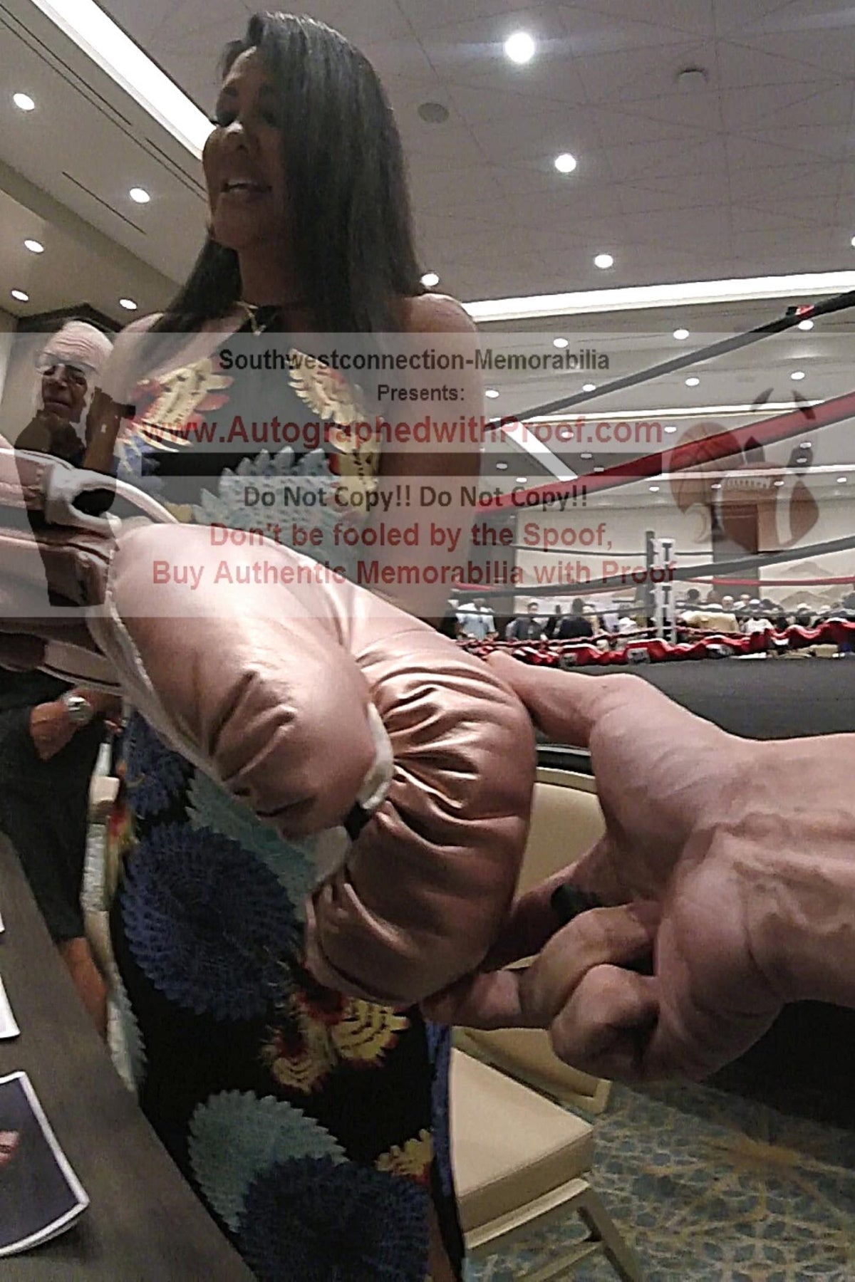 Mia St Signed Glove Beckett BAS