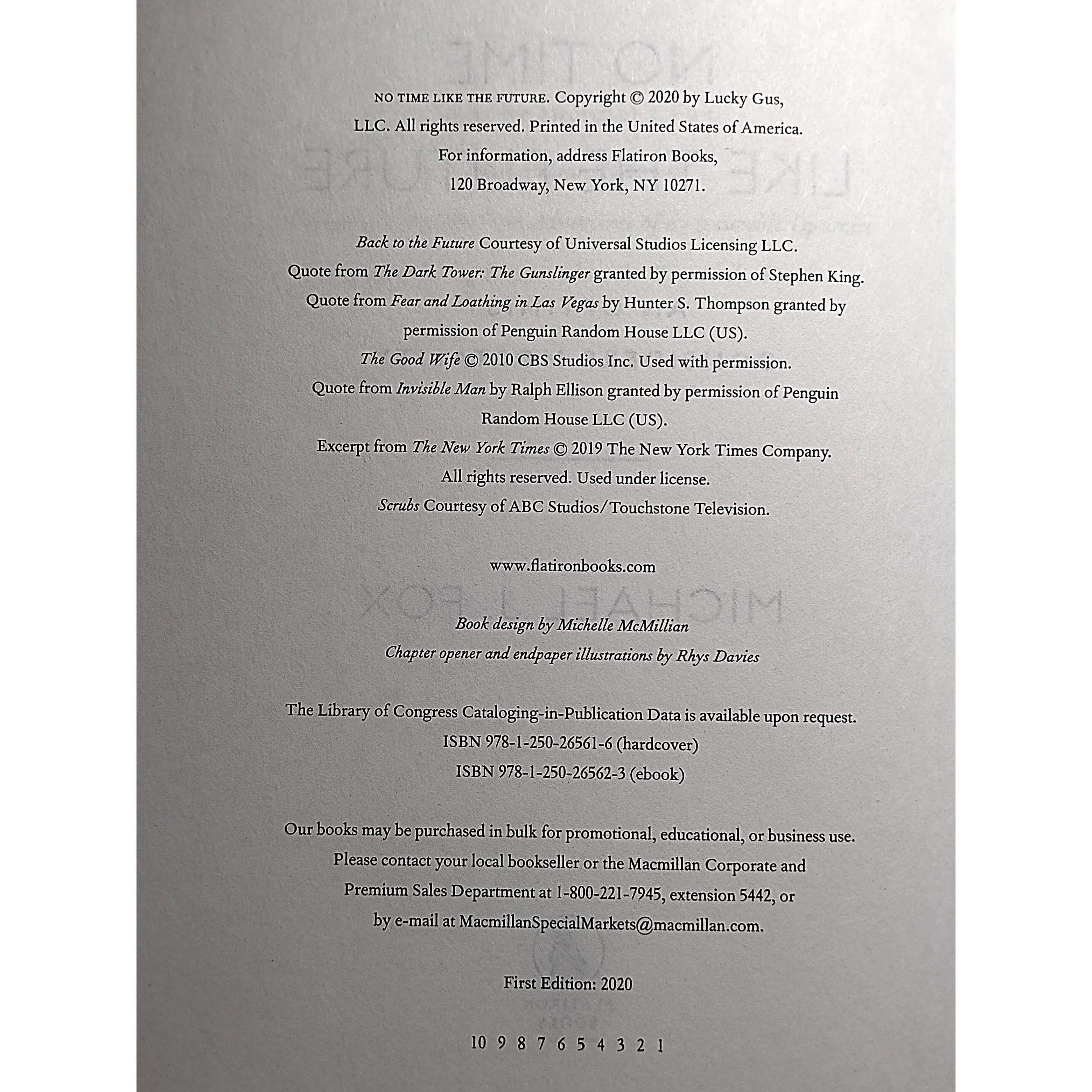 Michael Fox Signed No Time Like Cd JSA