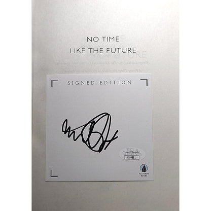 Hollywood- Autographed- Michael J. Fox Signed No Time Like The Future Hardcover 1st Edition Book with Bookplate JSA Authentication LL09881 - 105
