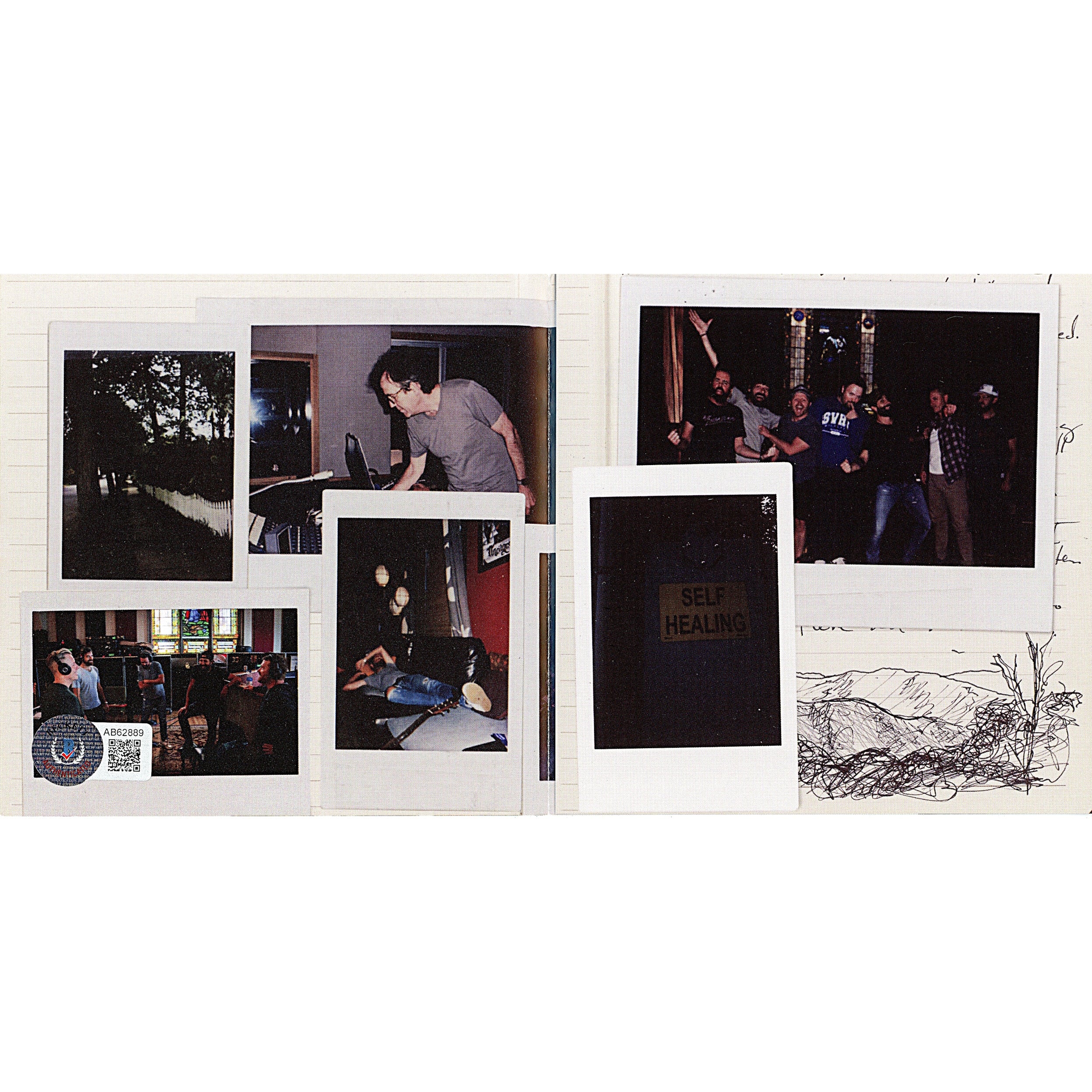 Old Dominion auto photo – authentication sticker – Beckett COA