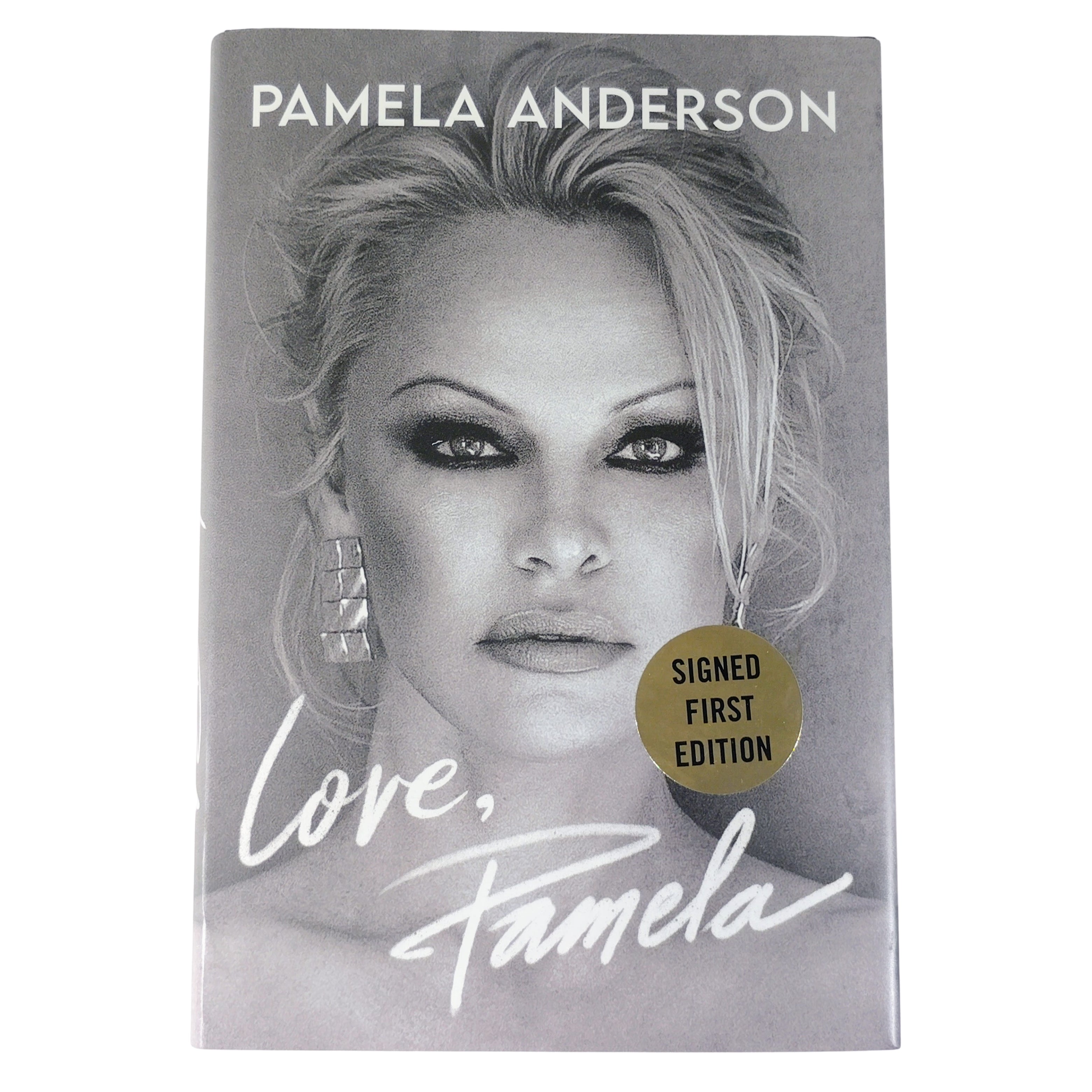 Pamela Anderson Autographed Love Pamela Hardcover 1st Edition Book - Beckett Authentication