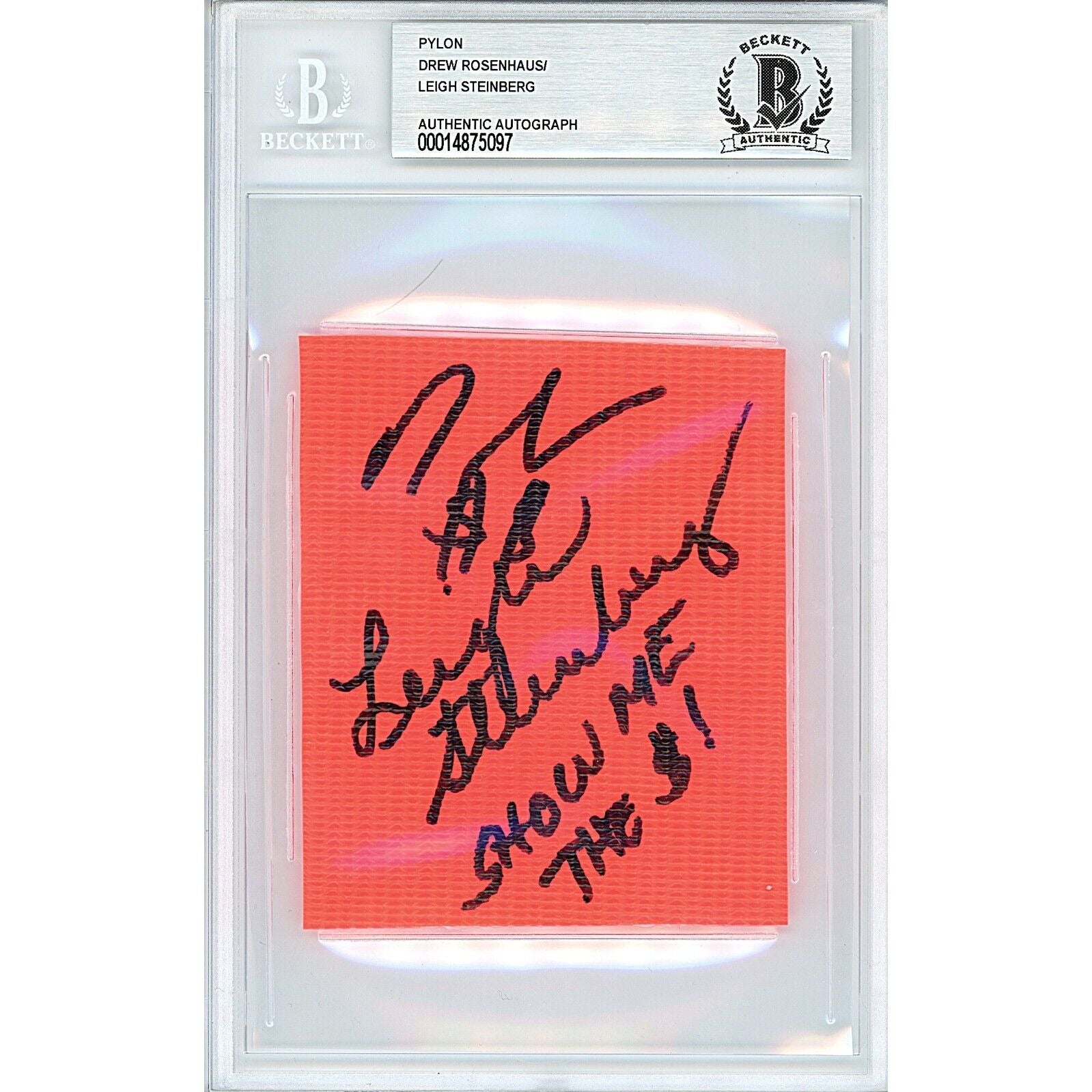 Leigh Steinberg Autographed Football Trading Card Beckett BAS