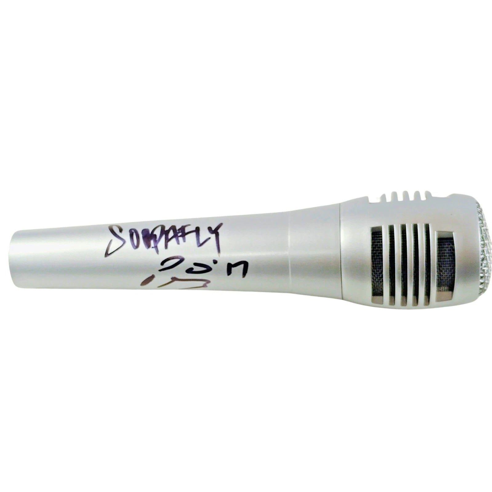 Music-Autographed - Rapper Soopafly Signed Pyle Full Size Microphone, Proof Photo - Beckett BAS 203