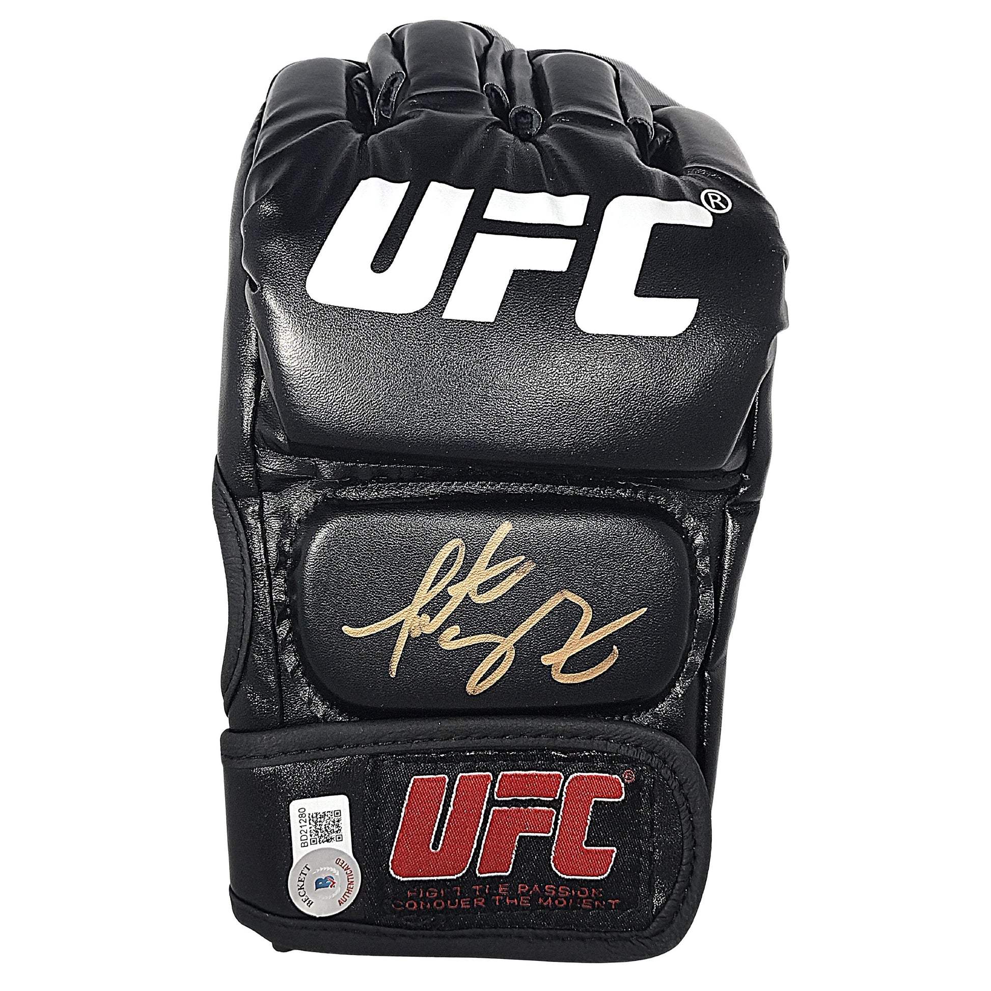 UFC Gloves- Autographed- Tatiana Suarez Signed UFC Ultimate Fighting Championship Fighters Glove Proof Photo Beckett BAS Authentication BD21280-102