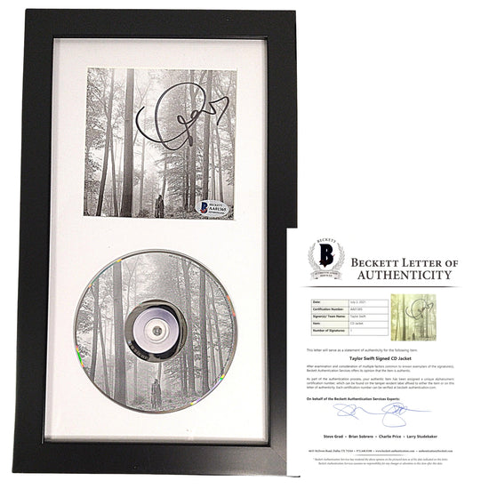 View Our Selection of Autographed CD Covers Framed and Matted with Autograph Authentication