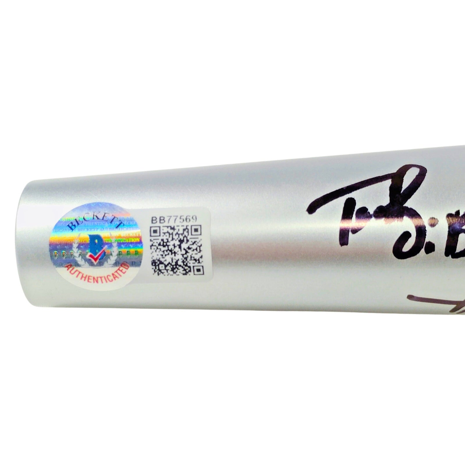 The Million Dollar Man Ted Dibiase auto photo – authentication sticker – Beckett COA