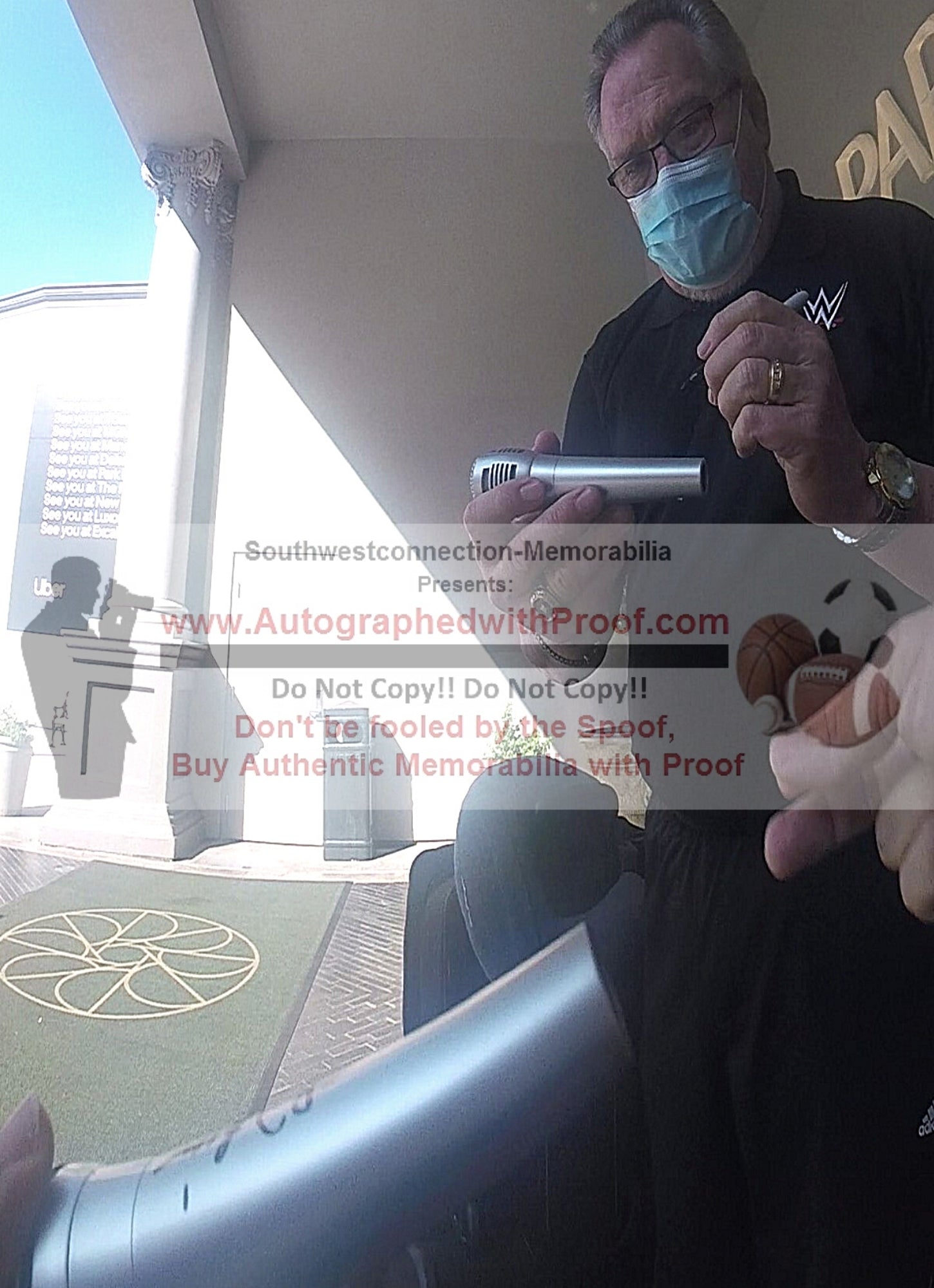 The Million Dollar Man Ted Signed Photo Beckett BAS