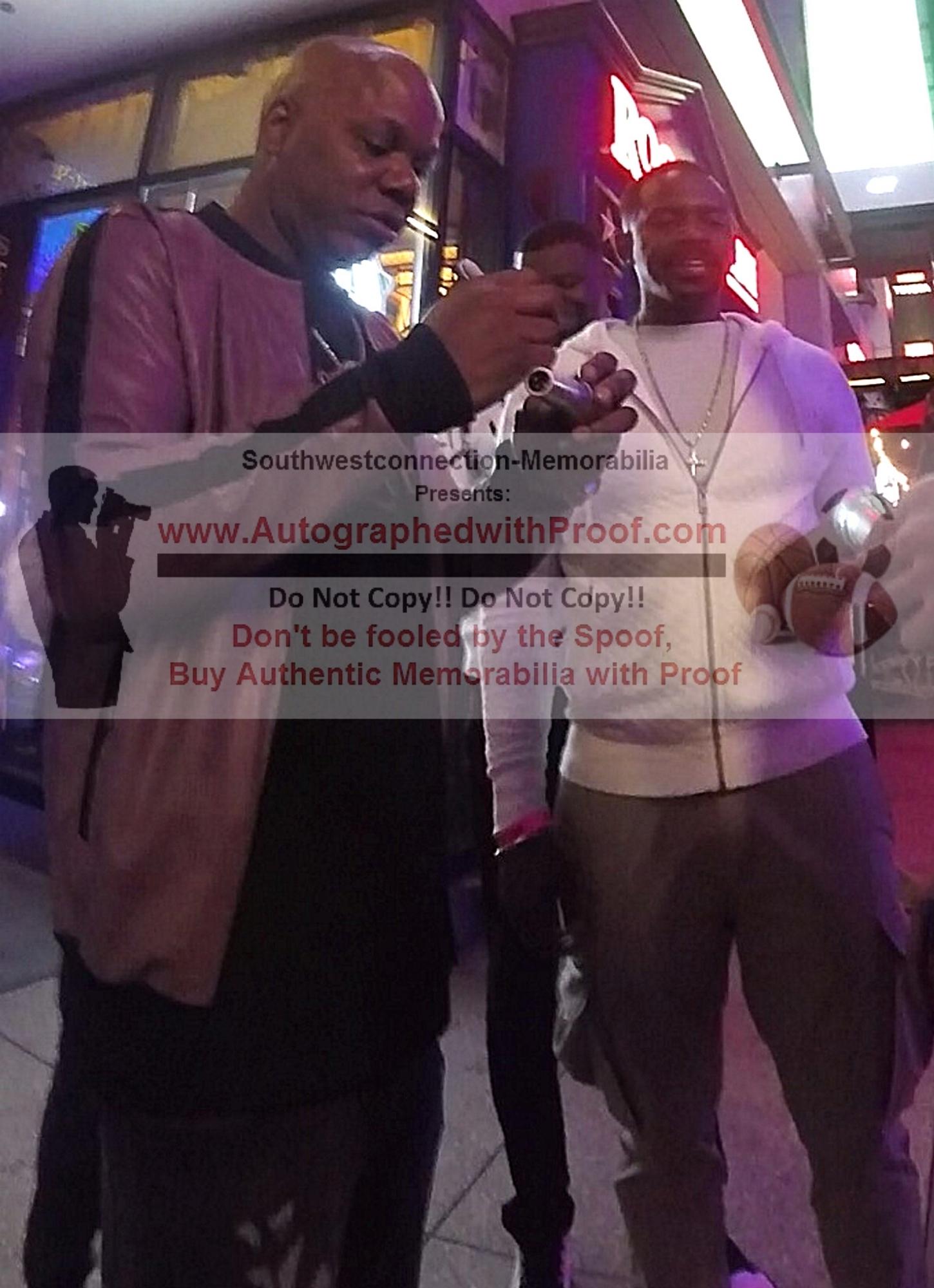 Too Short Signed Microphone Rap Photo Beckett BAS