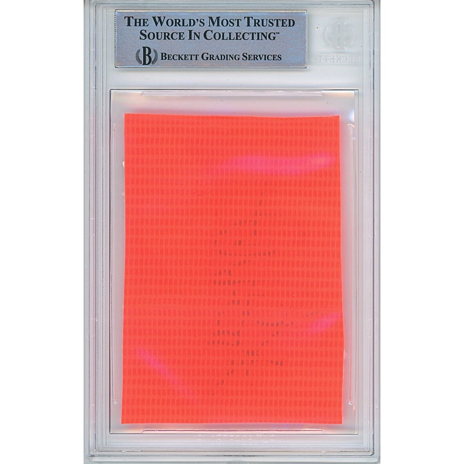 Kurt Warner Arizona Cardinals auto trading card – authentication sticker – Beckett COA