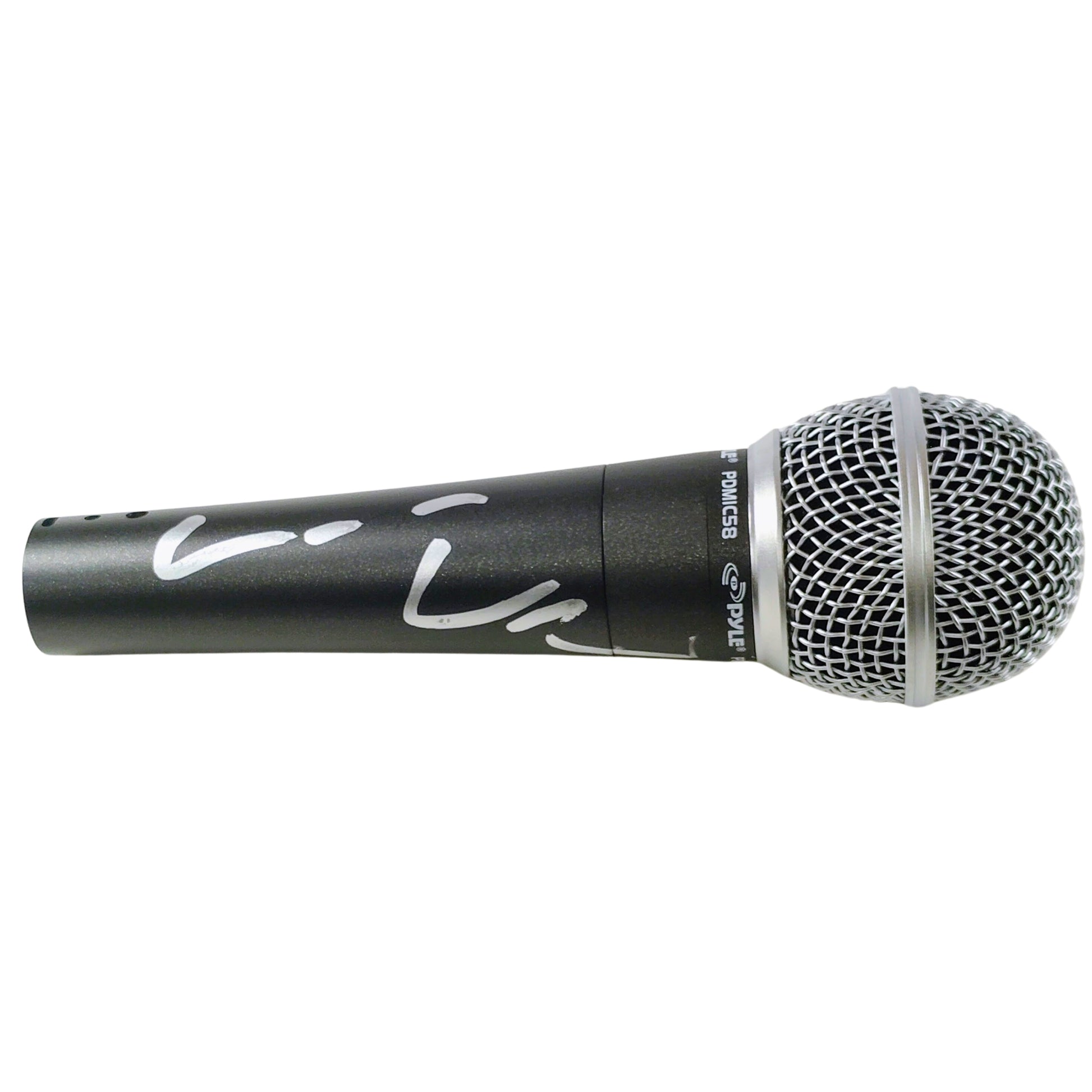 Hollywood-Autographed - Comedian Vince Vaughn Signed Pyle Full Size Microphone with Proof Photo - Beckett BAS 103