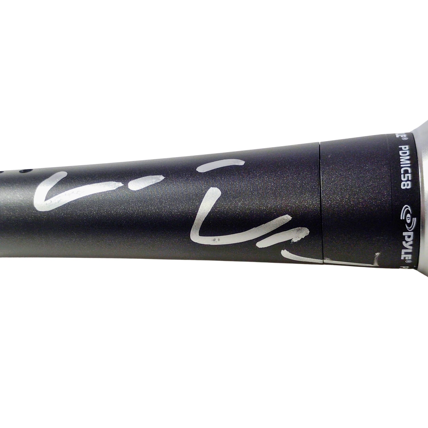 Hollywood-Autographed - Comedian Vince Vaughn Signed Pyle Full Size Microphone with Proof Photo - Beckett BAS 106