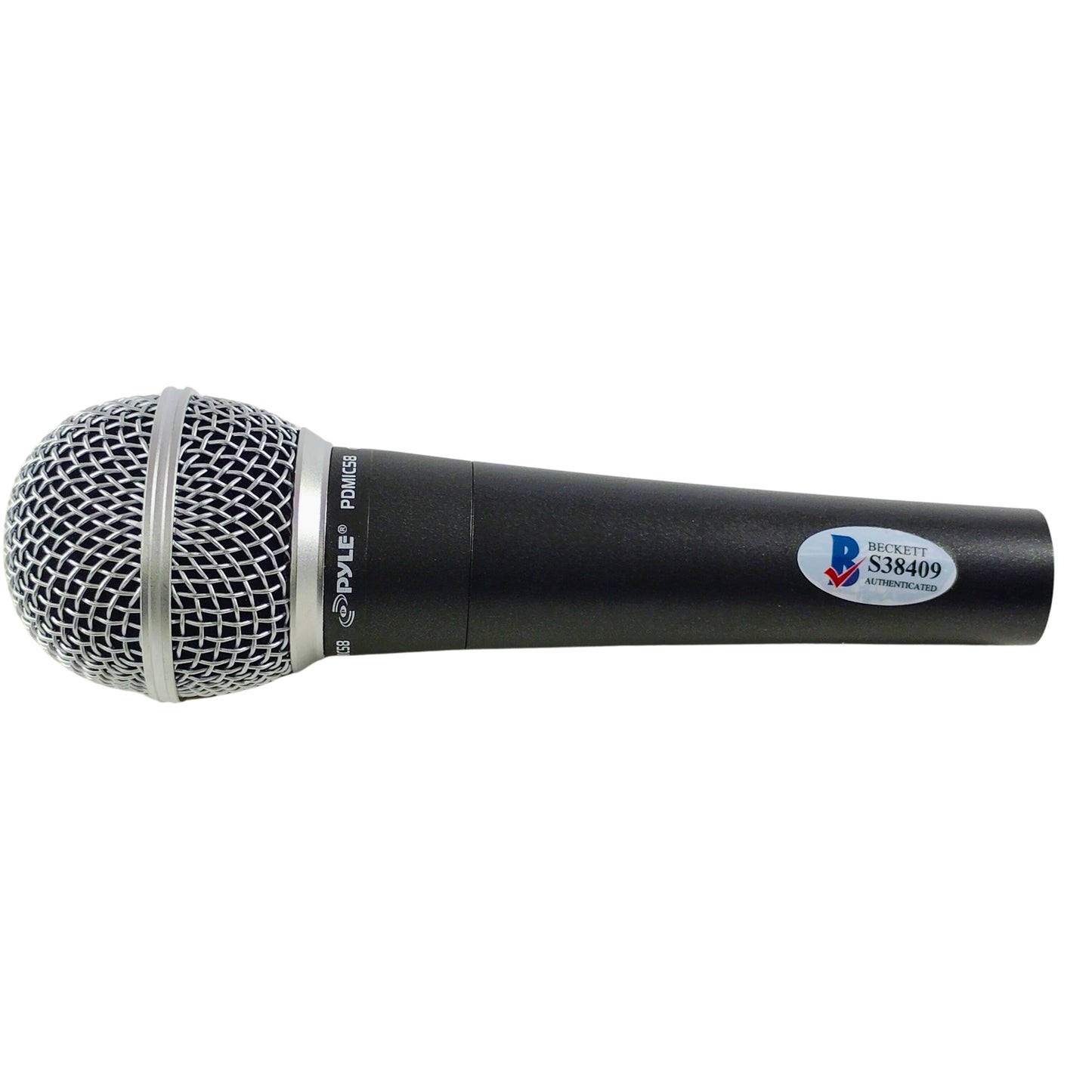 Hollywood-Autographed - Comedian Vince Vaughn Signed Pyle Full Size Microphone with Proof Photo - Beckett BAS 104
