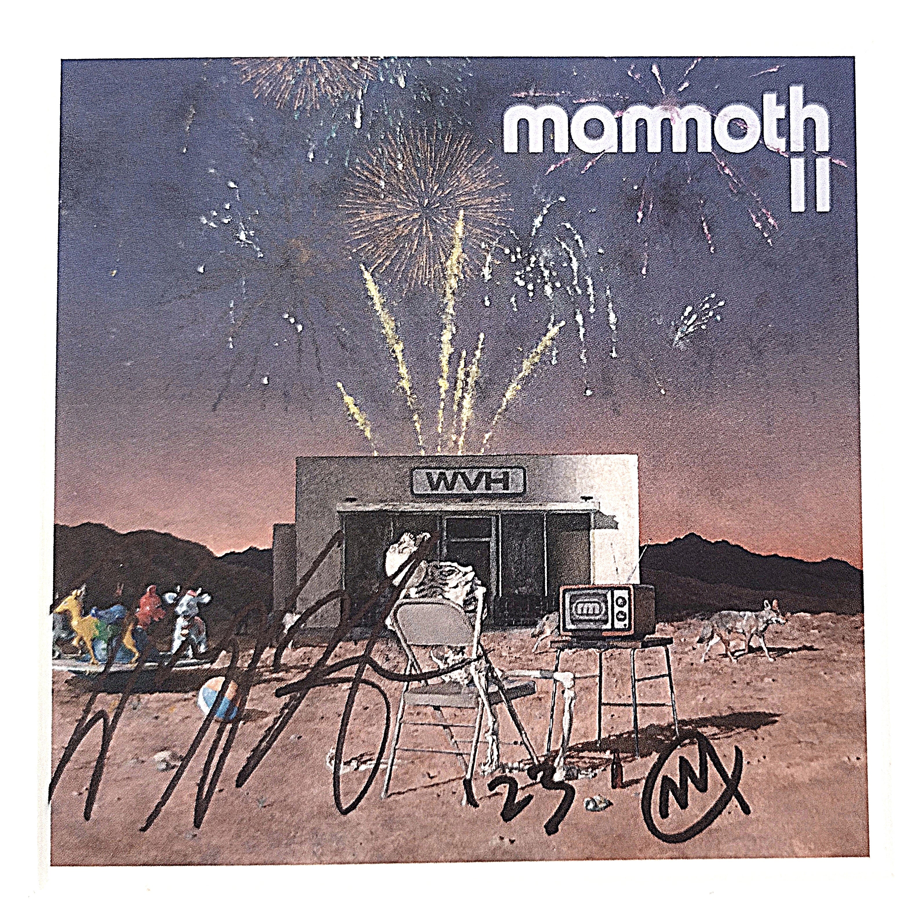 Wolfgang Van signed cd – signature close-up – Beckett COA