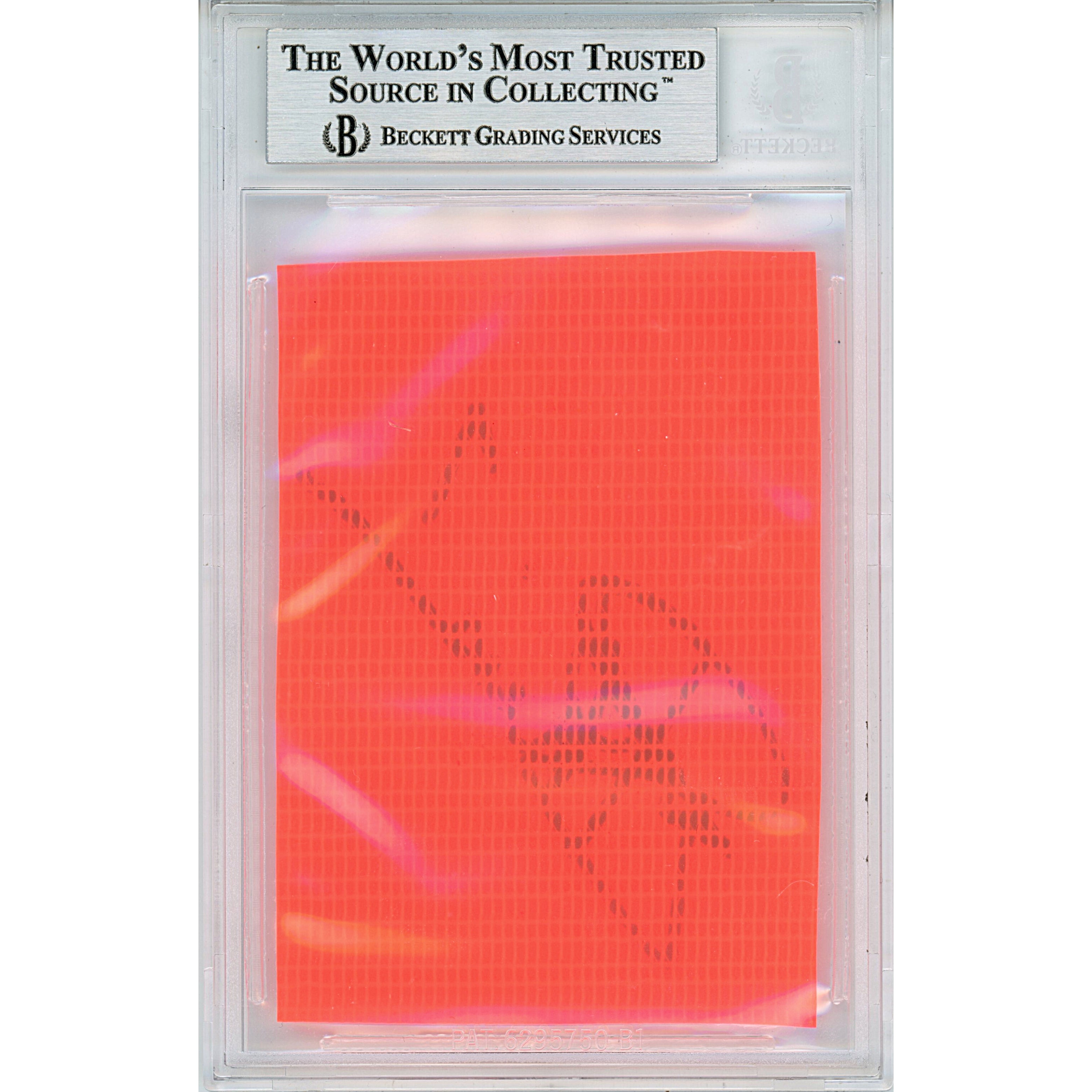 Joe Theismann signed trading card – signature close-up – Beckett COA