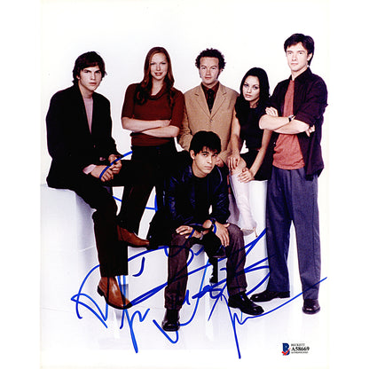 Hollywood- Autographed- That 70's Show 8x10 Photo Signed by Danny Masterson - Laura Prepon - Mila Kunis - Wilmer Valderrama - Beckett BAS Authentication A58669 - 101