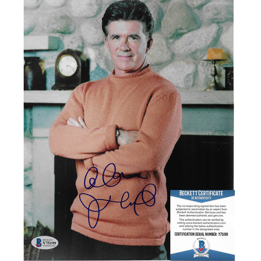 Hollywood- Autographed- Alan Thicke Signed Growing Pains 8x10 Photo Beckett BAS Authentication 101