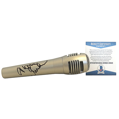 Microphones- Autographed- Alyssa Milano Signed Pyle Full Size Microphone, Proof Photo - Beckett Authenticated - 101