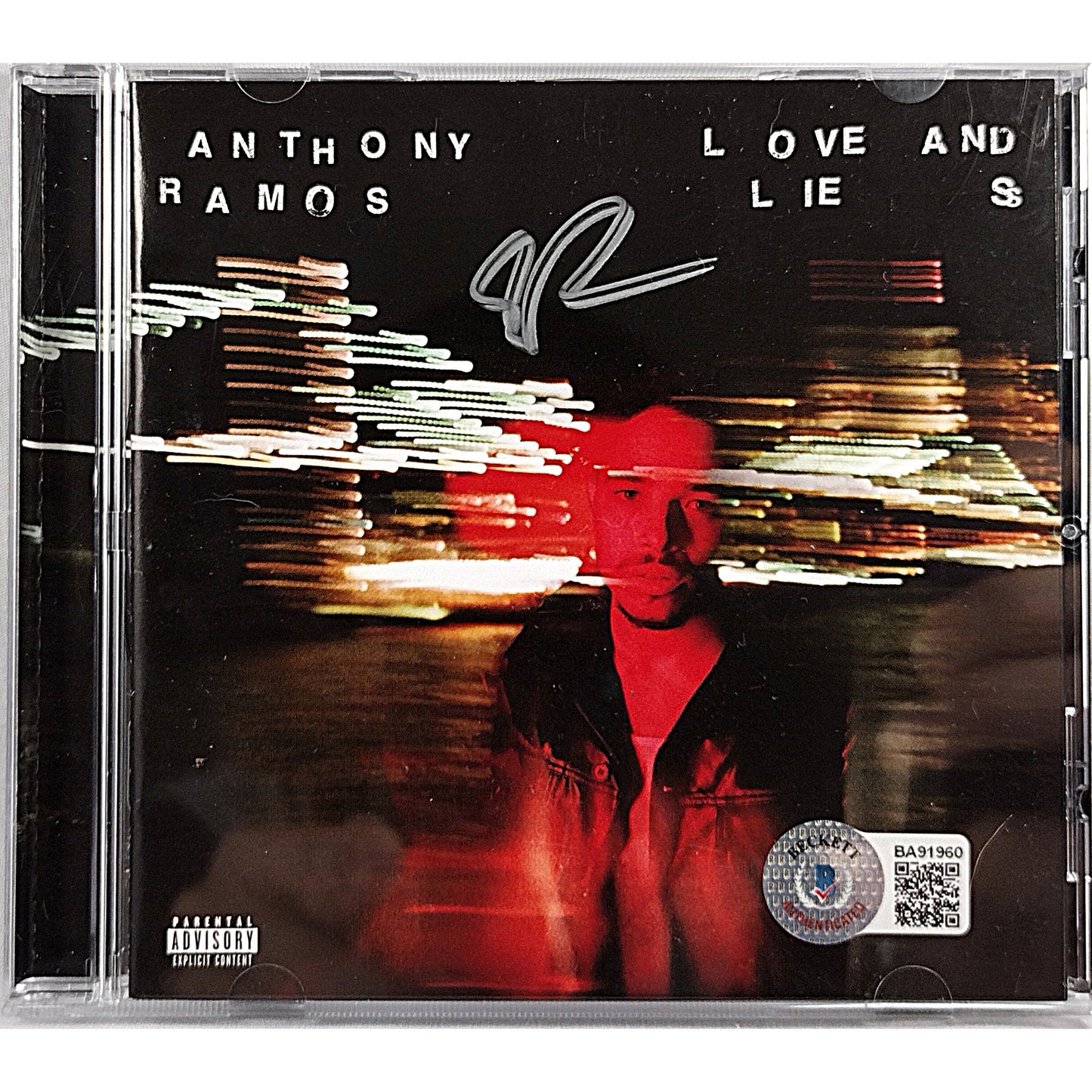 Music- Autographed- Anthony Ramos Signed Love and Lies Compact Disc CD Cover Booklet Beckett Authentication 102