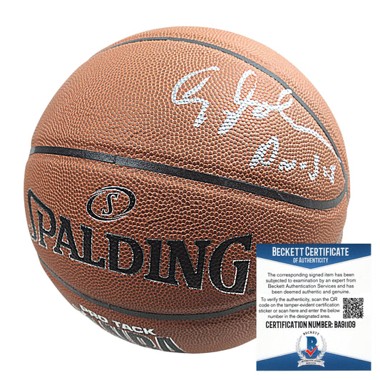 Basketballs- Autographed- Avery Johnson Signed NBA Spalding Basketball - San Antonio Spurs - Golden State Warriors - Proof Photo Beckett BAS Authentication 101