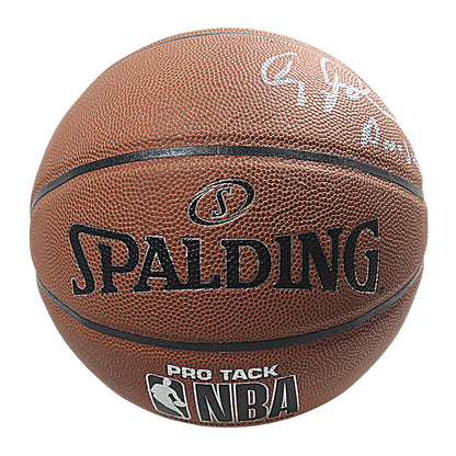Basketballs- Autographed- Avery Johnson Signed NBA Spalding Basketball - San Antonio Spurs - Golden State Warriors - Proof Photo Beckett BAS Authentication 104