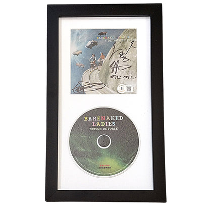 Music- Autographed- Barenaked Ladies Signed Tour De Force CD Cover Framed and Matted Beckett BAS 202