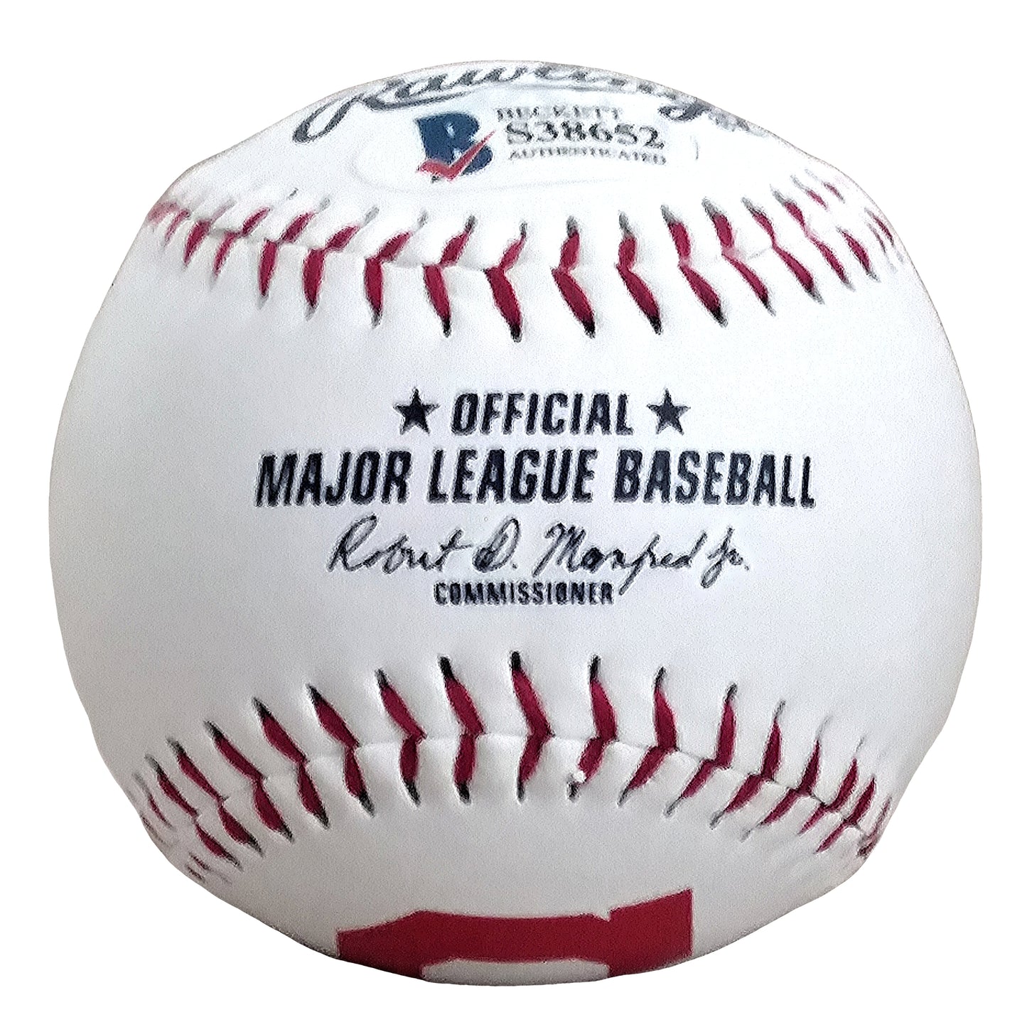 Baseballs- Autographed- Bradley Zimmer Signed Cleveland Indians ROMLB Logo Baseball - Proof Photo - Beckett BAS Authentication - 102