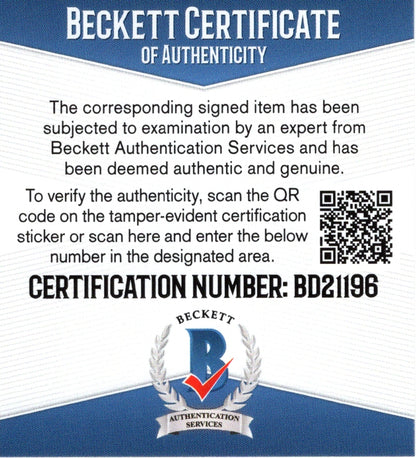 Hockey- Autographed- Brady Tkachuk Signed Ottawa Senators Hockey Stick Blade Exact Proof Beckett Authentication Cert 1