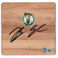Basketballs- Autographed- Brian Scalabrine Signed Boston Celtics Floor Board - USC Trojans - Exact Proof - Beckett BAS Authentication 202