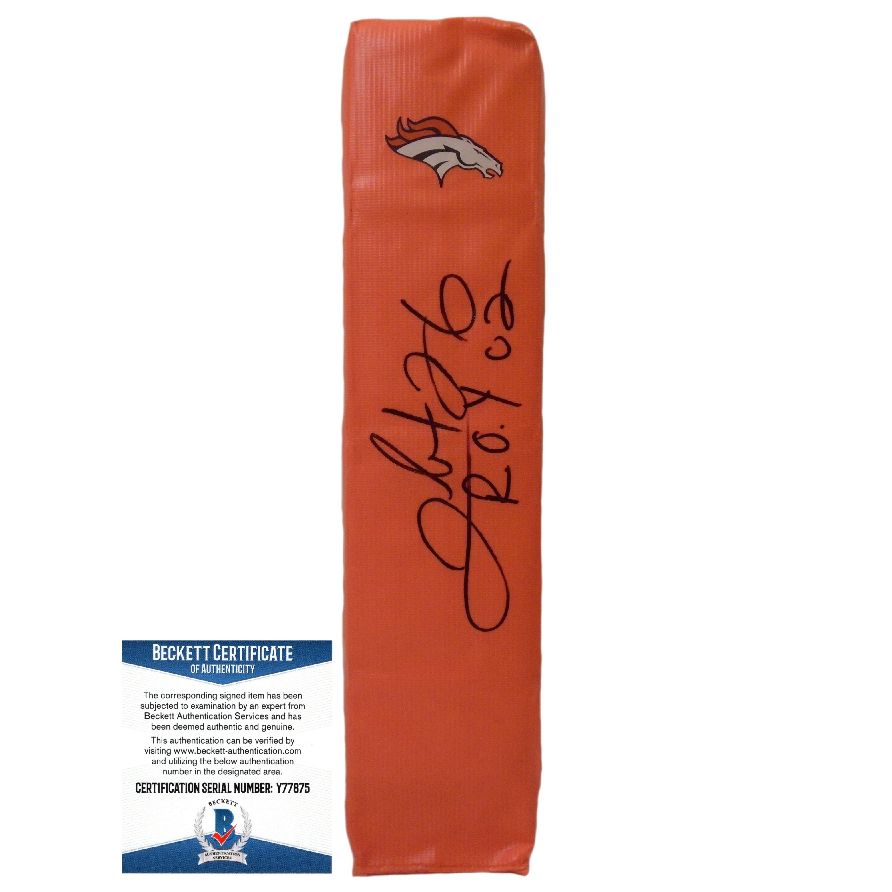 Clinton Portis Autographed Football – Beckett BAS