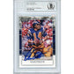 Footballs- Autographed- Dan Fouts Signed San Diego Chargers 2017 Playoff Football Card Beckett BAS Authenticated Slabbed 00013247788 - 101