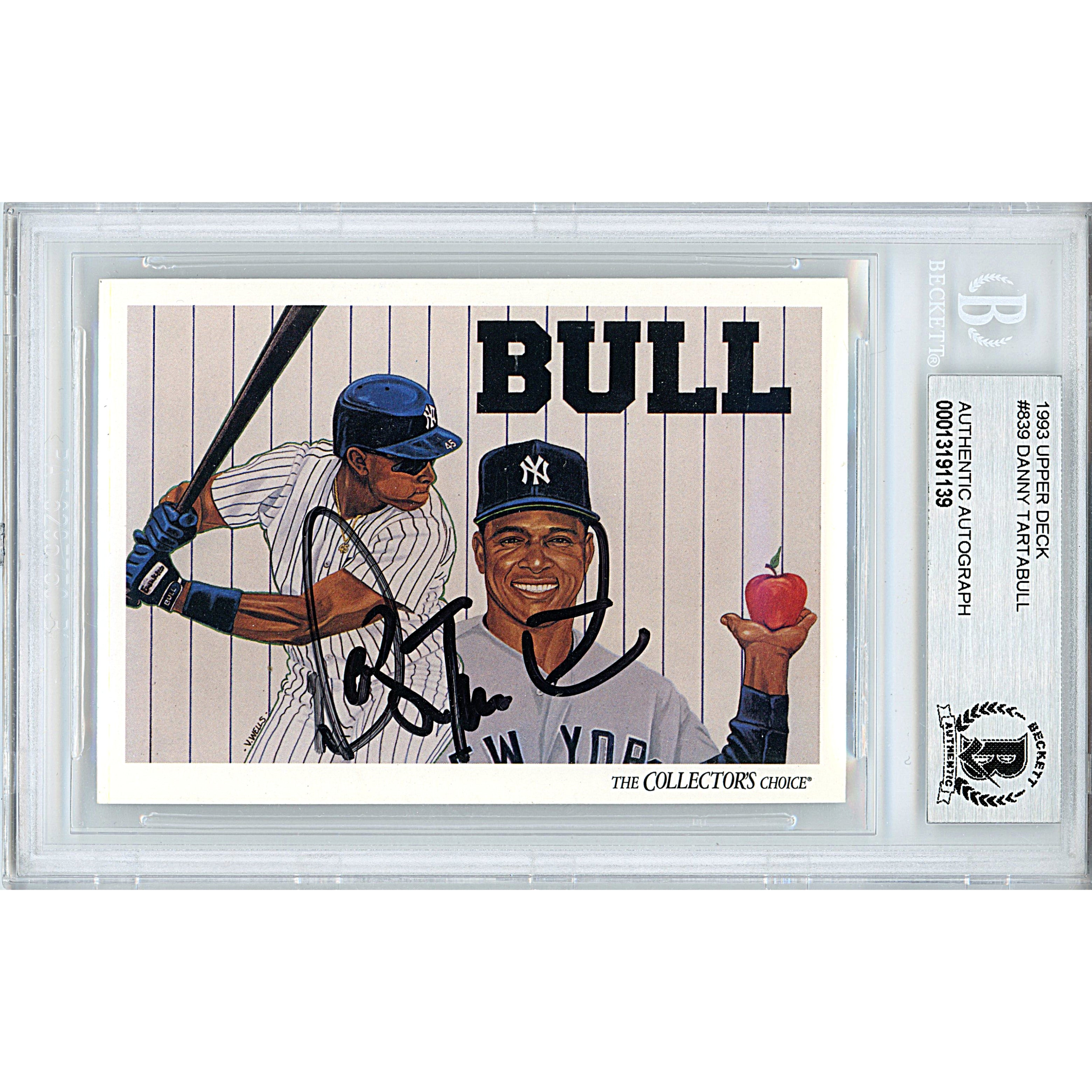 1993 Upper Deck Danny Tartabull Autographed Trading Card – Beckett BAS