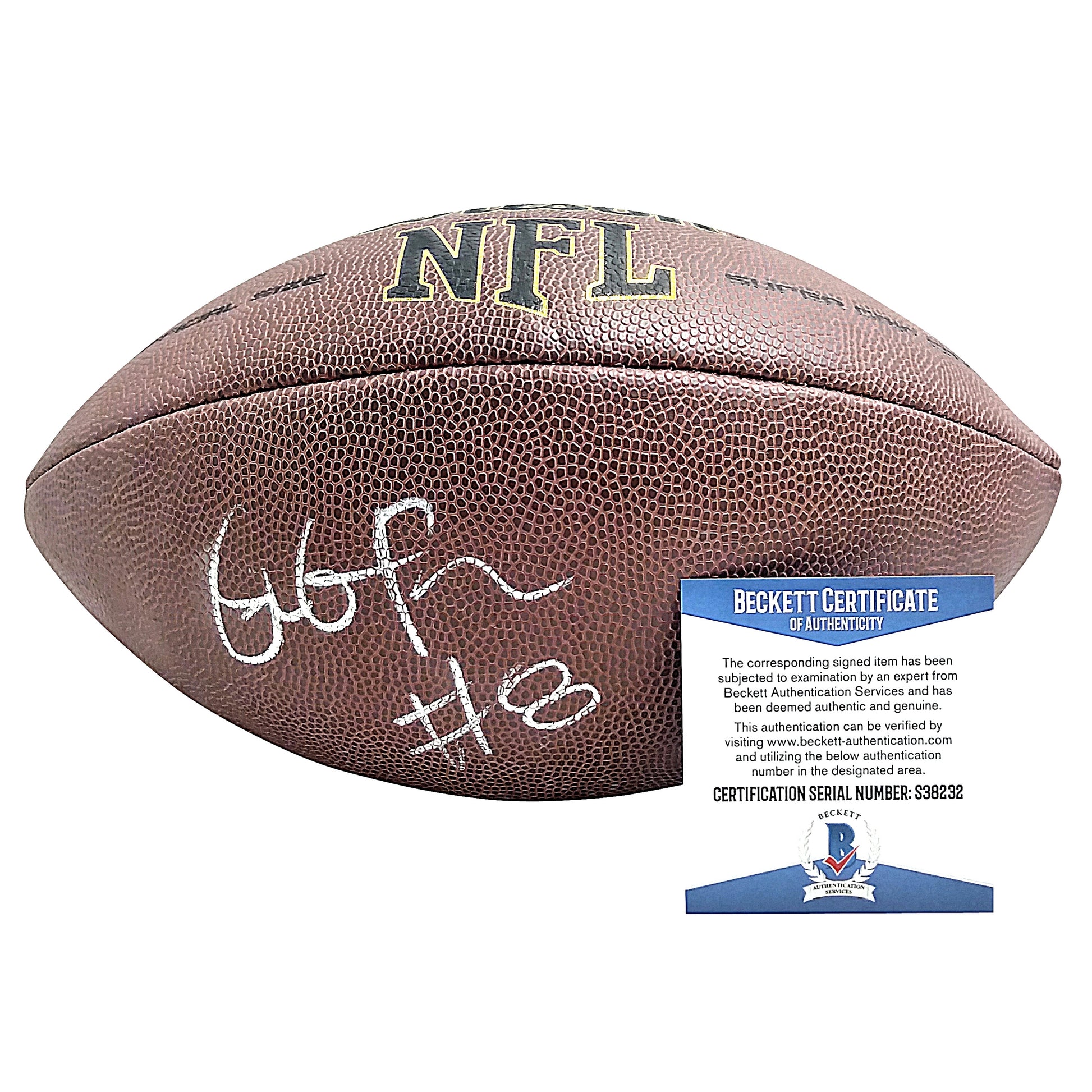 Football-Autographed - Dante Pettis Signed NFL Wilson Composite Football- Proof Photo- San Francisco 49ers- Washington Huskies- Beckett BAS - 201