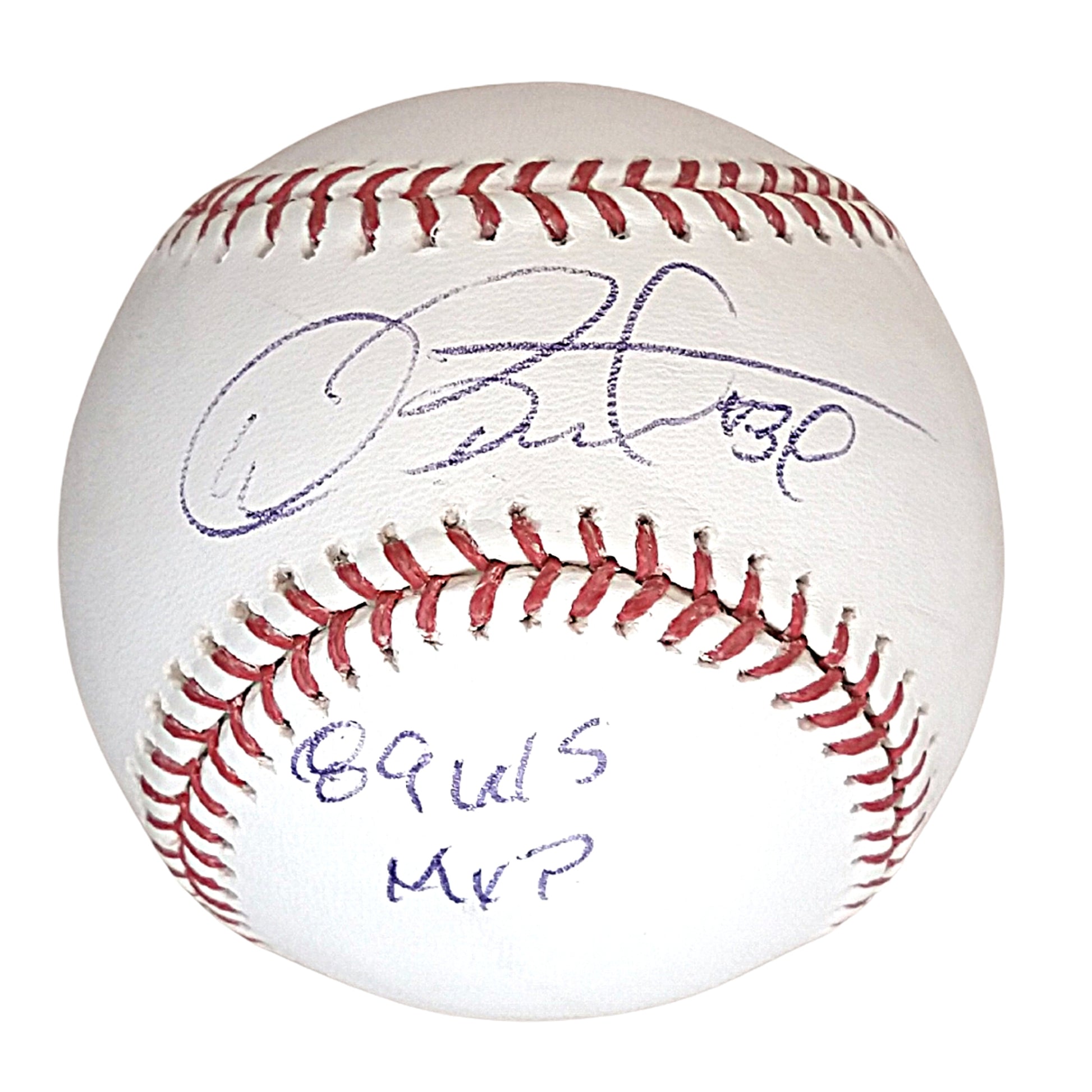 Baseballs- Autographed- Dave Stewart Signed Rawlings ROMLB Official Major League Baseball with 1989 World Series MVP Inscription- Oakland Athletics A's- Beckett BAS Authentication 102