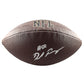 Footballs- Autographed- Denzel Perryman Signed NFL Wilson Super Grip Football Las Vegas Raiders Beckett BAS Authentication 102