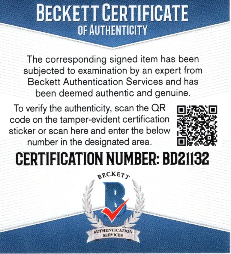 Footballs- Autographed- Denzel Perryman Signed NFL Wilson Super Grip Football Las Vegas Raiders Beckett BAS Authentication 104